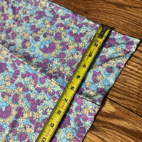 LuLaRoe Sz XL Pastel Multi-Color Floral Print Stretch Maxi Skirt - Picture 3 of 7